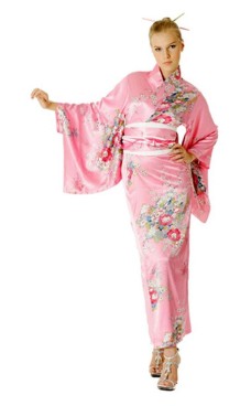 Rosa Kimono Kjole