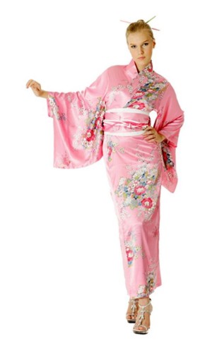 Rosa Kimono Kjole