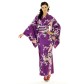 Purple Kimono Kjole